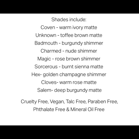 🌿 HIPDOT WITCHY WARMS PRESSED PIGMENT & GLITTER PALETTE - Picture 6 of 6